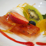 リストランテ　ディ・カナレット - パンナコッタ、フレッシュフルーツ添え