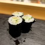 丸萬寿司 - 2016.4)かっぱ巻き