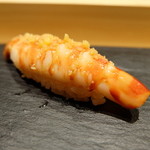 丸萬寿司 - 2016.4)車海老