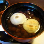 丹波大納言小豆ぜんざい（1050円）