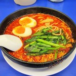 来来亭 - 旨辛ラーメン。853円