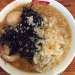 滋魂 - 岩のり中華 中油 煮玉子 玉ねぎトッピング1080円