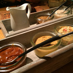 テラ・アウストラリス - ステーキソースは6種類