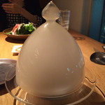 テラ・アウストラリス - 前菜から鯵の軽いスモーク茄子の味噌焼きピンクグレープフルーツ