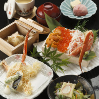 お食事を選ぶ…贅沢釜飯or北海箱寿司コース