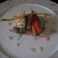 エリゼ光 - 前菜：秦野で収穫された秋野菜のサラダ仕立て，カボス風味