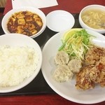 焼賣太樓 - 焼売唐揚げ定食900円♪