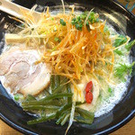 らーめん しおの風 - 熟成しおラーメン辛ネギトッピング