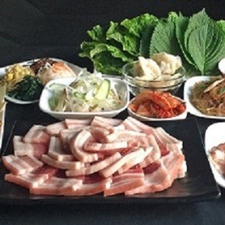 Kizuna's specialty ``Samgyeopsal''. 120 minutes all-you-can-eat for 2,189 yen!