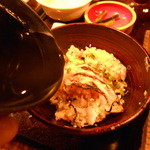 のど黒めし本舗 いたる - 2016/4　３杯目は、のど黒出汁でお茶漬けで