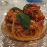 サーラ アマービレ - フレッシュトマトとタラバ蟹のスパゲッティ　￥2,600