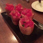 トラットリアチッチョ - 【ブルスケッタ】（500円税込）以前より厚みが増したような…