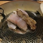 枝魯枝魯 - あいなめ藁焼と牛蒡揚げ