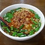 龍熱田店 - スープ代わり？の台湾ラーメン