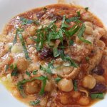 イタリア食堂ディエーチ - 牛もつと豆の煮込み