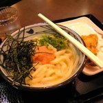 丸亀製麺 - 明太子釜玉うどん～っっ塩気とうどん、かなりイケます♪