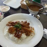 越前カントリークラブ - ９H終了後に食べたカレー