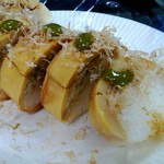 Sousaku Sushikoubou Ryuuguujou - あまり綺麗じゃないが糸がきと木ノ芽味噌をかけた所