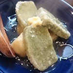 みち楽 - 生麩と里芋の揚げ出し