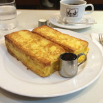 スマート珈琲店 - フレンチトーストセット