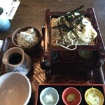 Sobadokoro Nagoya - 160427ざる蕎麦+若布御飯  レベル上がった？^^
