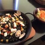 Barta - 500円ランチのイカスミパエリャ