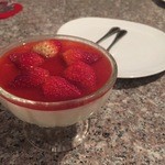 Chao Suki - パンナコッタの苺添え
