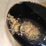 麺や而今 - 塩つけ麺-スープ割(2016/4)