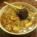 はらへー太 - ピリピリ広東麺（大盛）　2016/4/17ver