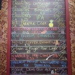 Post Street Ale House - 期間限定メニューは黒板に書かれています