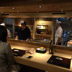 澤いち - 店内風景　カウンター