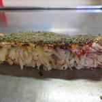 Fukunaga Okonomiyaki Ten - 断面