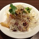 新中国料理 HARAKAWA - 天然鯛の中国式刺身