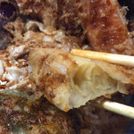 天ぷら天平 - 揚げ玉天丼 たけのこ