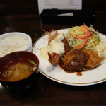 洋食SAEKI - ミックスフライランチ1,000円豪華！