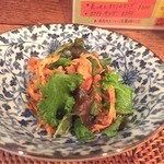 イスカンダル - プリチンアヤム（ササミとインゲンの和え物）