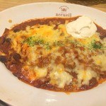 カフェ アクイーユ - 【‘16.4月】メキシカン　エンチラーダグラタン