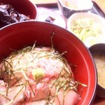 味処 海の桜勘 - カンパチ漬け丼定食