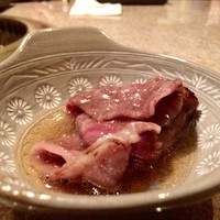焼肉 銀座コバウ 特別室 - 大判サーロイン　和風出汁で