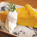 おはしとこむぎ - かぼちゃのチーズケーキ