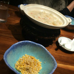 清粥小菜　明 - 餡かけ蟹炒飯