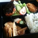 Pieru - 日替わり弁当でハンバーグをチョイスしました。