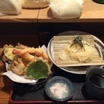 大地のうどん - 天ざる