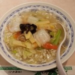 点心 你好 - 201604海鮮あんかけラーメン 汁そば\680＋税(\734)