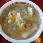 盛岡月が丘食堂 - おくらの塩味スープ