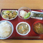 盛岡月が丘食堂 - 朝食セット（３５０円・朝食例９）