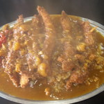 キッチンあべ - エビフライカレー