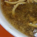 ラーメン二郎 - 『再訪』時間が早めだと乳化度低め