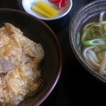 和食処 つるつる - ミニ親子丼セット