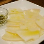 バル クラーベ - タケノコのお刺身